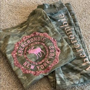 Girls army fatigue Abercrombie Set 11/12